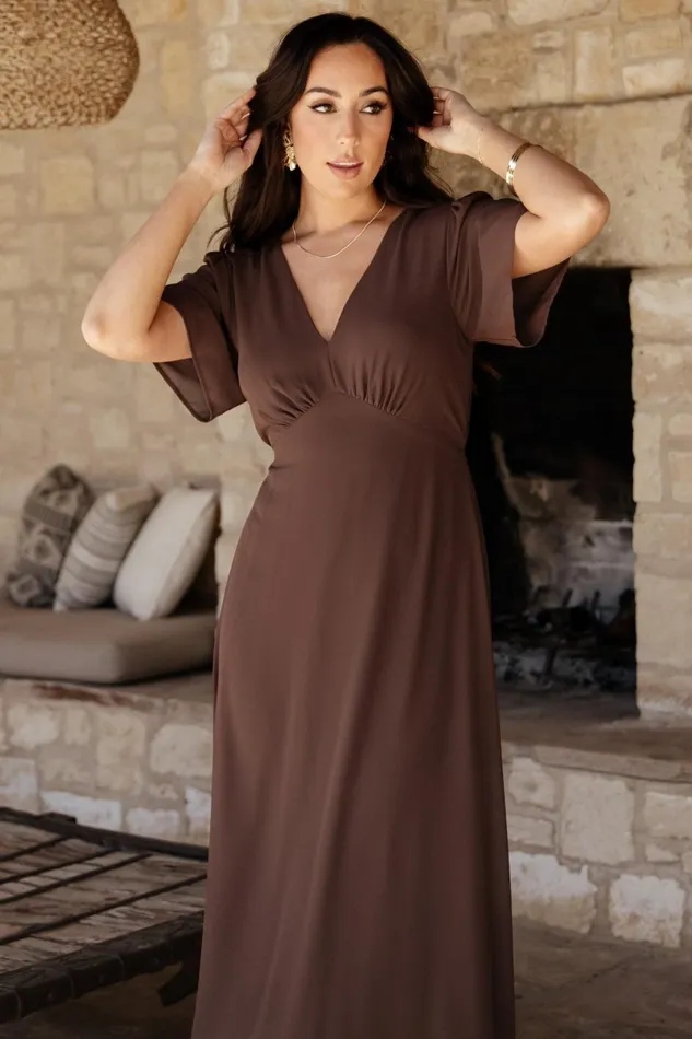 Esti Maxi Dress Espresso Women Baltic Born Mother Of The Bride Esti Maxi Dress Espresso Women Baltic Born Mother Of The Bride