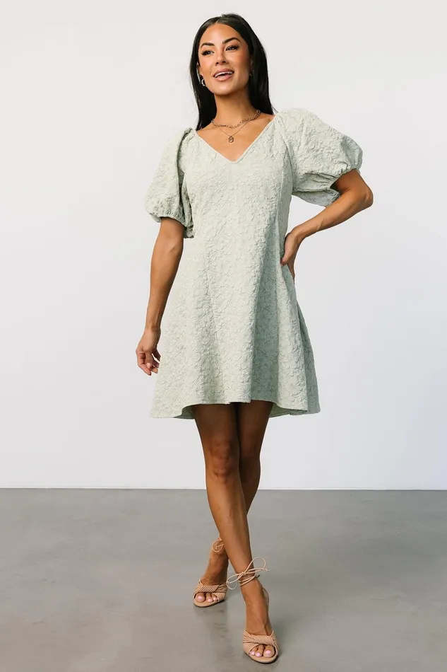 Eulalie Mini Dress Sage Women Baltic Born Short Dresses