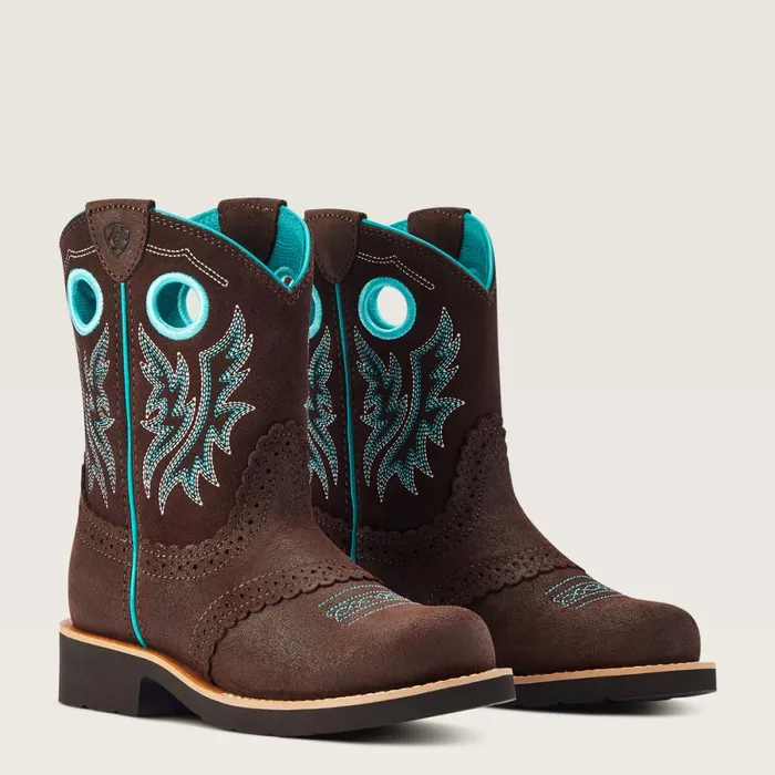 Fatbaby Cowgirl Western Boot Royal Chocolate Kids Ariat Big Kids039 Footwear Fatbaby Cowgirl Western Boot Royal Chocolate Kids Ariat Big Kids039 Footwear