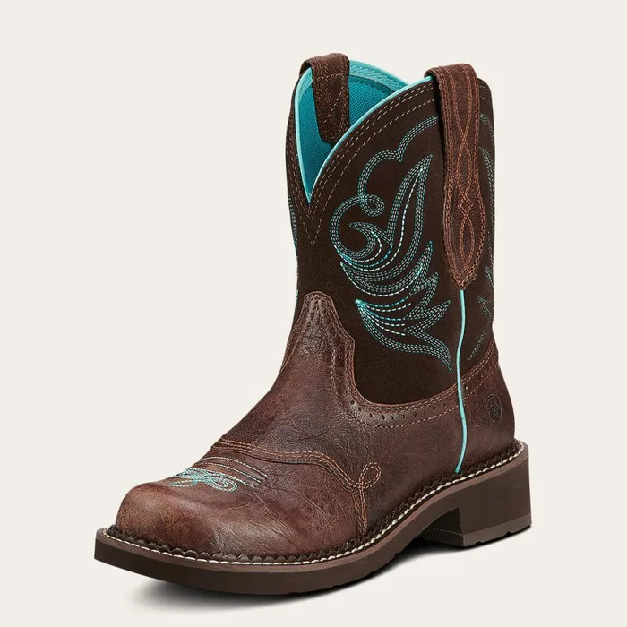 Fatbaby Heritage Dapper Western Boot Royal Chocolate Women Ariat Western Boots