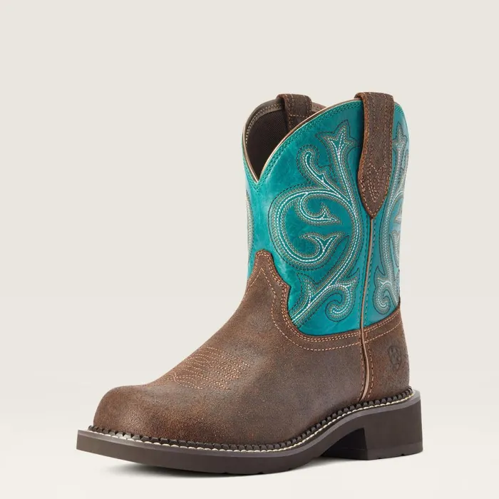 Fatbaby Heritage Western Boot Worn Hickory Women Ariat Western Boots