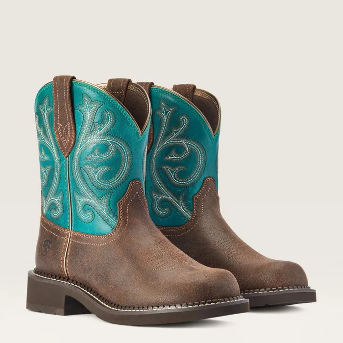 Fatbaby Heritage Western Boot Worn Hickory Women Ariat Western Boots Fatbaby Heritage Western Boot Worn Hickory Women Ariat Western Boots