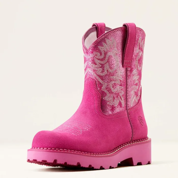 Fatbaby Western Boot Hottest Pinkpink Metallic Women Ariat Western Boots