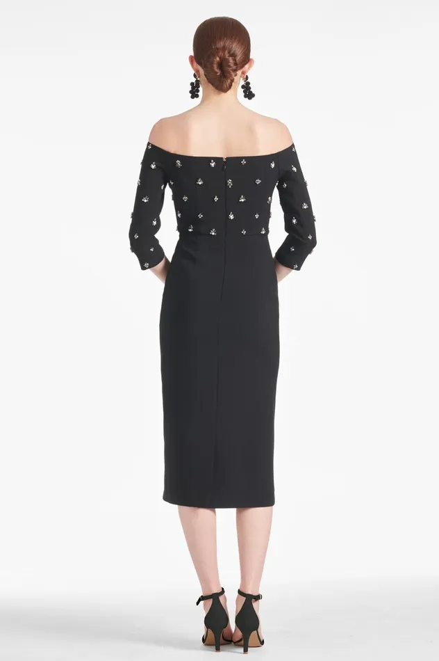 Fatima Dress 8211 Black Women Sachin and Babi Long Sleeve