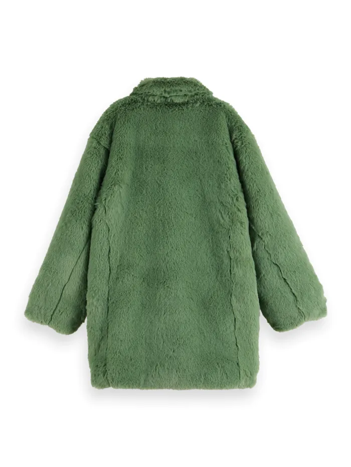 FAUX FUR COAT Fresh Military Kids Scotch and Soda Jackets and Coats