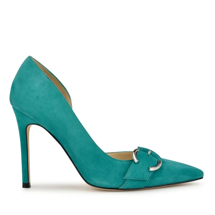 Finite Dress Pumps Medium Blue Women Nine West Pumps