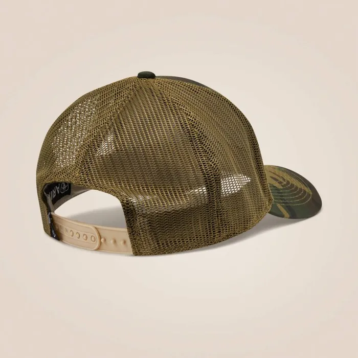 Flag Patch Cap Camo Women Ariat Hats and Caps