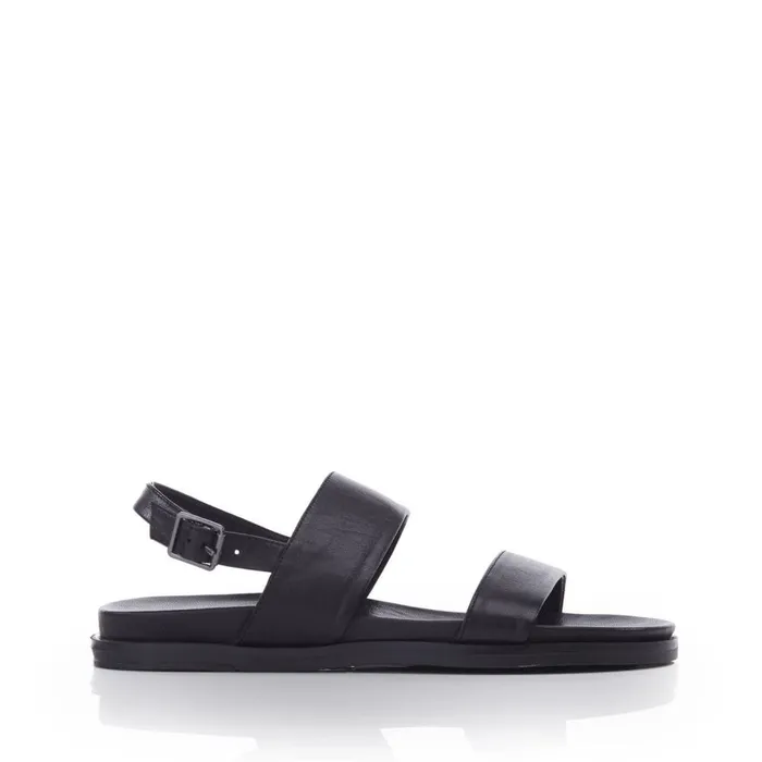 Flatform Sandals Women Moda In Pelle Bsoleful BJune Black Leather