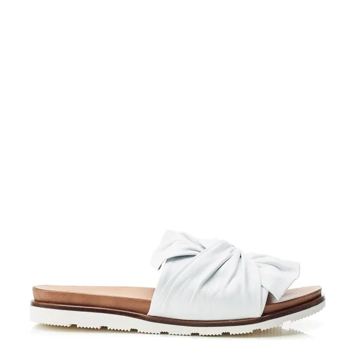Flatform Sandals Women Moda In Pelle Jemini White Leather