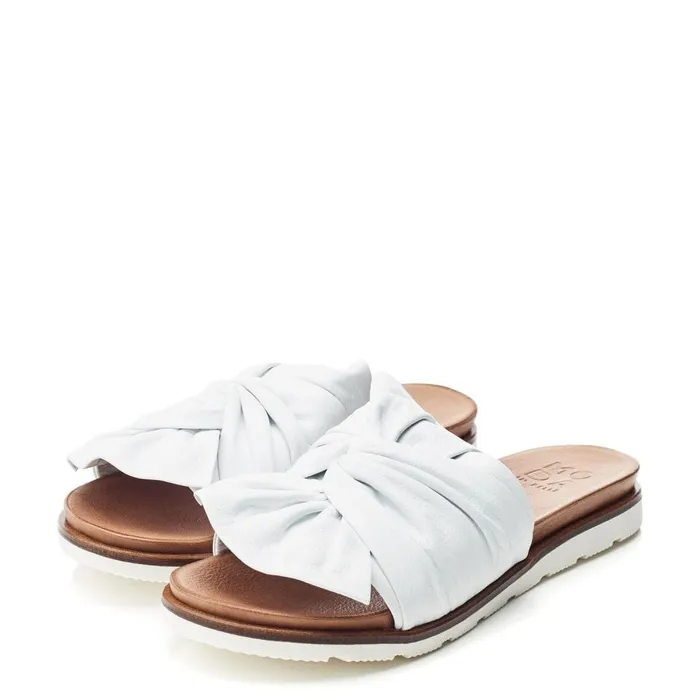 Flatform Sandals Women Moda In Pelle Jemini White Leather