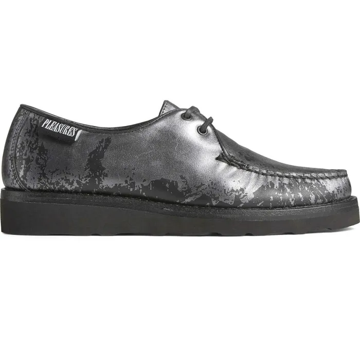 Flats and Loafers WomenMen Sperry Unisex Sperry X Pleasures Captain039s Oxford Silver