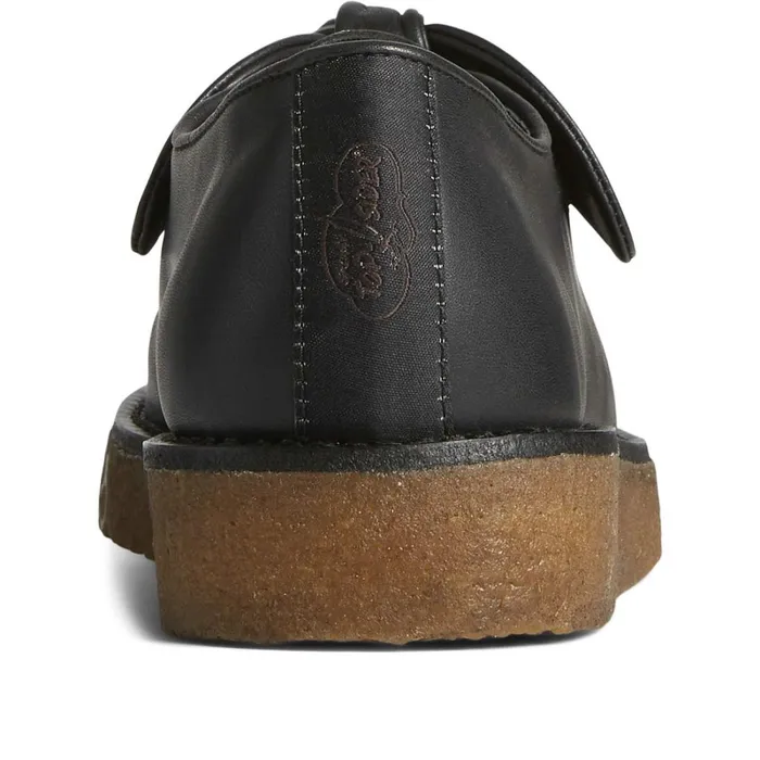 Flats and Loafers Women Sperry Captain039s Crepe Bow Oxford Black Flats and Loafers Women Sperry Captain039s Crepe Bow Oxford Black