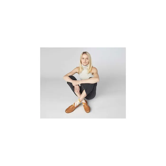 Flats and Loafers Women Sperry Seaport Penny Leather Loafer Tan