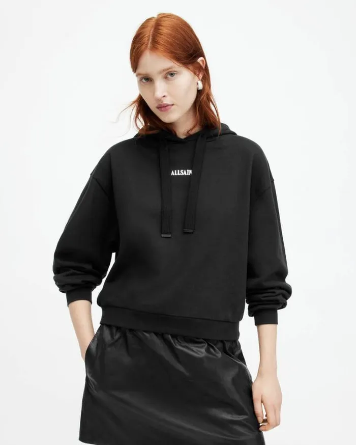 Fortuna Oversized Pippa Floral Hoodie Black Women AllSaints Sweatshirts and Hoodies Fortuna Oversized Pippa Floral Hoodie Black Women AllSaints Sweatshirts and Hoodies