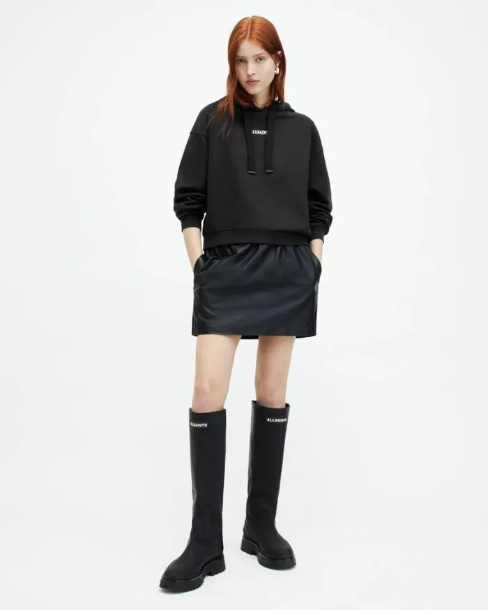 Fortuna Oversized Pippa Floral Hoodie Black Women AllSaints Sweatshirts and Hoodies Fortuna Oversized Pippa Floral Hoodie Black Women AllSaints Sweatshirts and Hoodies