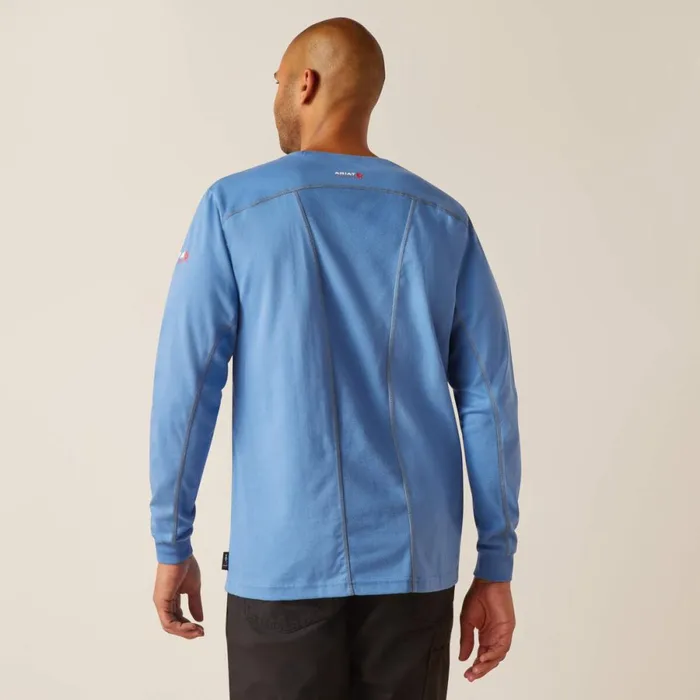 FR AC Crew TShirt Campanula Men Ariat Workwear FR AC Crew TShirt Campanula Men Ariat Workwear