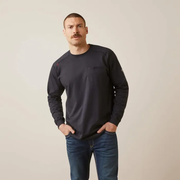 FR Air Shock Fire TShirt Black Men Ariat TShirts and Polos FR Air Shock Fire TShirt Black Men Ariat TShirts and Polos