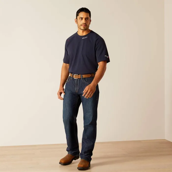 FR Baselayer TShirt Navy Men Ariat Workwear FR Baselayer TShirt Navy Men Ariat Workwear