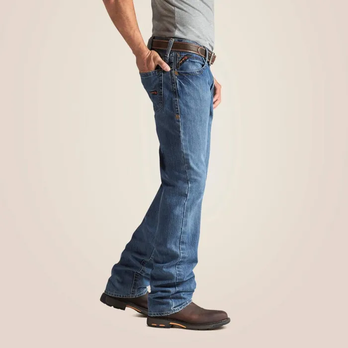 FR M3 Loose Basic Stackable Straight Leg Jean Flint Men Ariat Workwear FR M3 Loose Basic Stackable Straight Leg Jean Flint Men Ariat Workwear