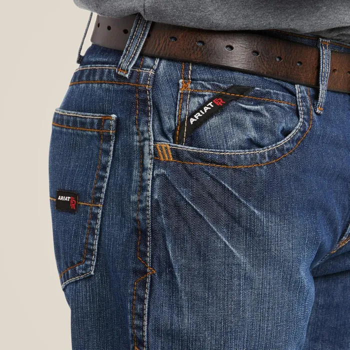 FR M3 Loose Basic Stackable Straight Leg Jean Flint Men Ariat Workwear FR M3 Loose Basic Stackable Straight Leg Jean Flint Men Ariat Workwear