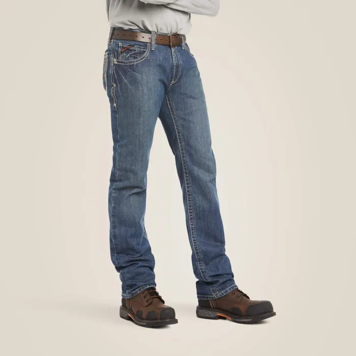 FR M4 Relaxed Boundary Boot Cut Jean Clay Men Ariat Workwear