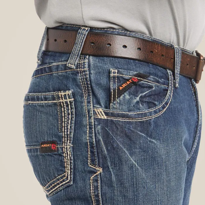 FR M4 Relaxed Boundary Boot Cut Jean Clay Men Ariat Workwear FR M4 Relaxed Boundary Boot Cut Jean Clay Men Ariat Workwear