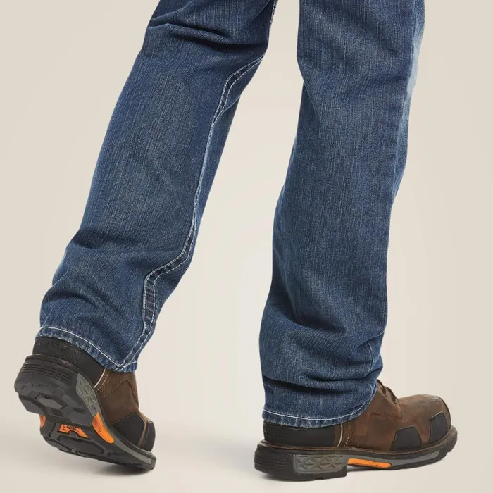 FR M4 Relaxed Ridgeline Boot Cut Jean Glacier Men Ariat Workwear FR M4 Relaxed Ridgeline Boot Cut Jean Glacier Men Ariat Workwear