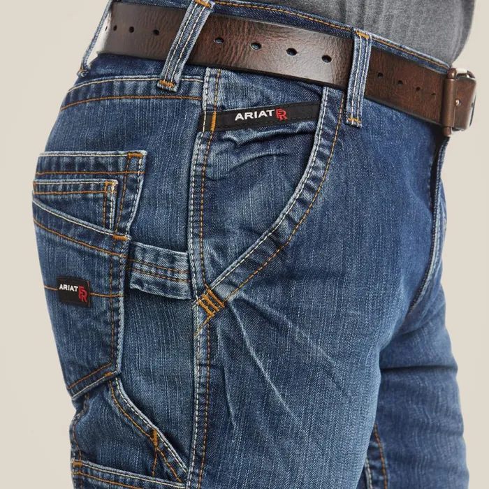 FR M4 Relaxed Workhorse Boot Cut Jean Flint Men Ariat Workwear FR M4 Relaxed Workhorse Boot Cut Jean Flint Men Ariat Workwear