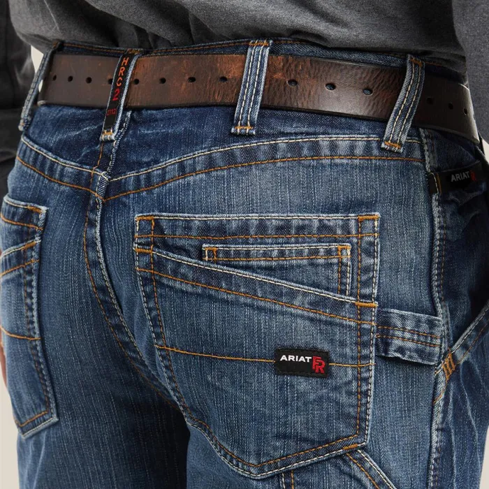 FR M4 Relaxed Workhorse Boot Cut Jean Flint Men Ariat Workwear FR M4 Relaxed Workhorse Boot Cut Jean Flint Men Ariat Workwear