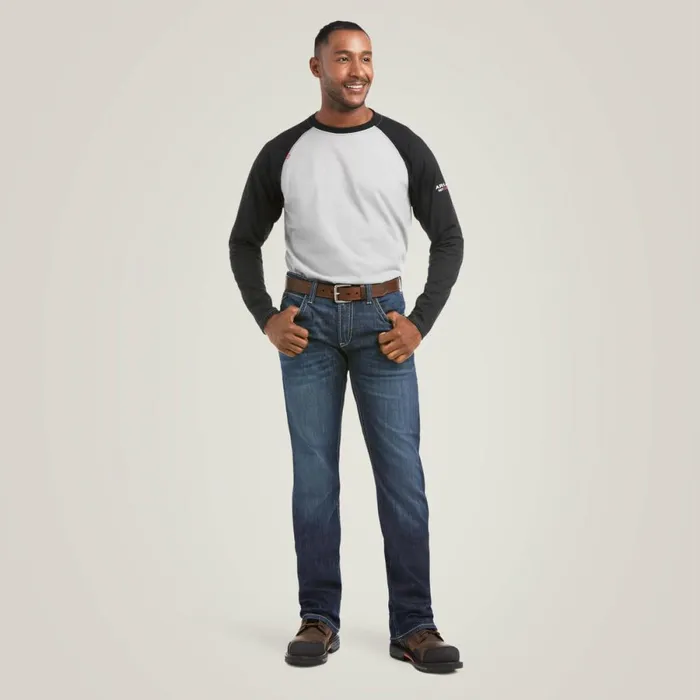 FR M5 Straight DuraLight Stretch Coltrane Straight Leg Jean Billings Men Ariat Workwear FR M5 Straight DuraLight Stretch Coltrane Straight Leg Jean Billings Men Ariat Workwear