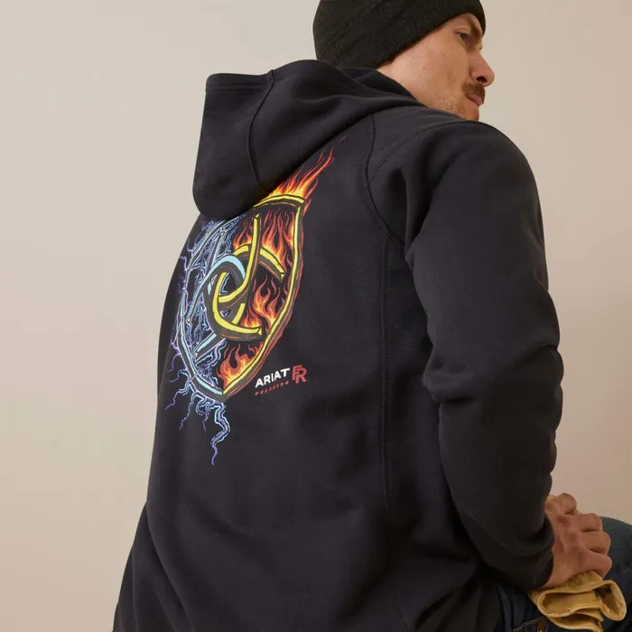 FR Rev Shock Fire Hoodie Black Men Ariat Sweatshirts and Hoodies FR Rev Shock Fire Hoodie Black Men Ariat Sweatshirts and Hoodies