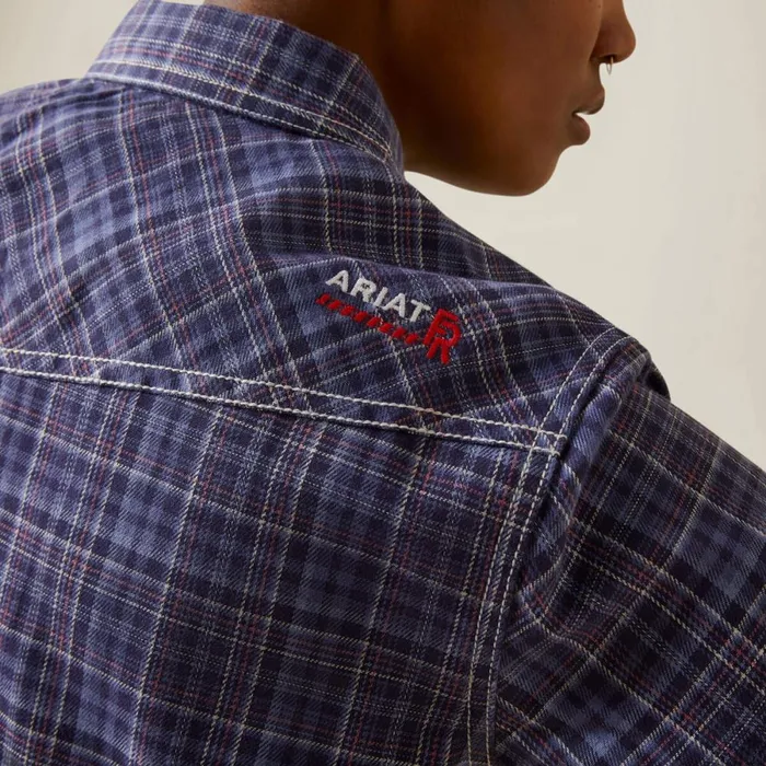 FR Tillie Snap Work Shirt Colony Blue Plaid Women Ariat TShirts and Tops FR Tillie Snap Work Shirt Colony Blue Plaid Women Ariat TShirts and Tops