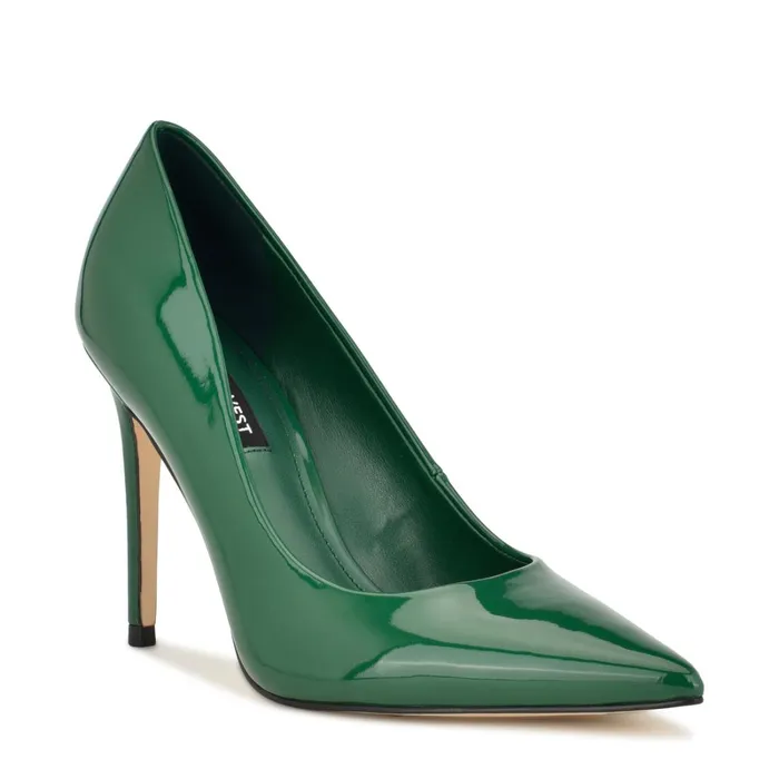 Fresh Pointy Toe Pumps Green Women Nine West Pumps