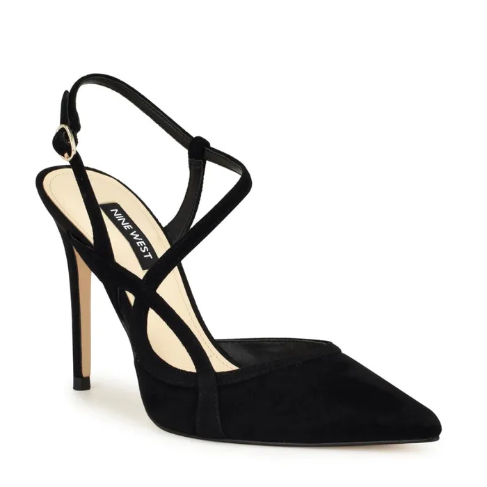 Fresta Dress Pumps Black Suede Women Nine West Pumps Fresta Dress Pumps Black Suede Women Nine West Pumps