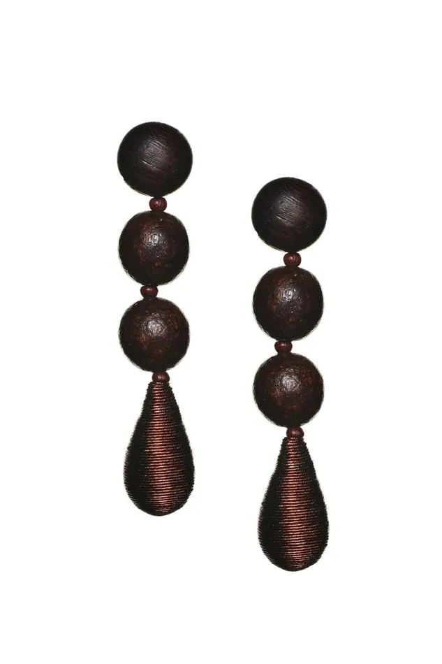 Frida Earrings 8211 Wood Women Sachin and Babi Earrings Frida Earrings 8211 Wood Women Sachin and Babi Earrings