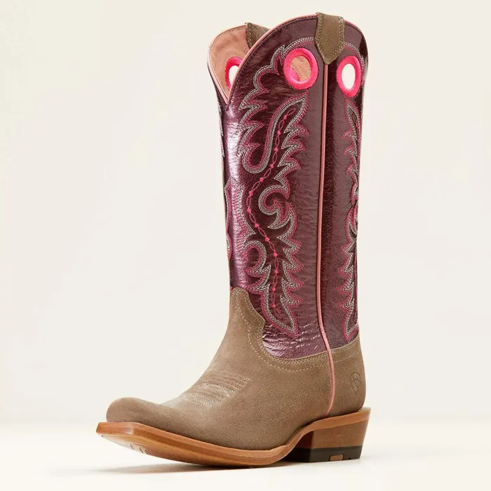 Frontier Boon Western Boot Smokey Roughout Women Ariat Western Boots
