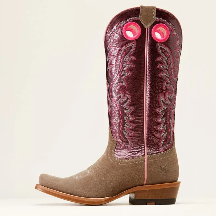 Frontier Boon Western Boot Smokey Roughout Women Ariat Western Boots Frontier Boon Western Boot Smokey Roughout Women Ariat Western Boots
