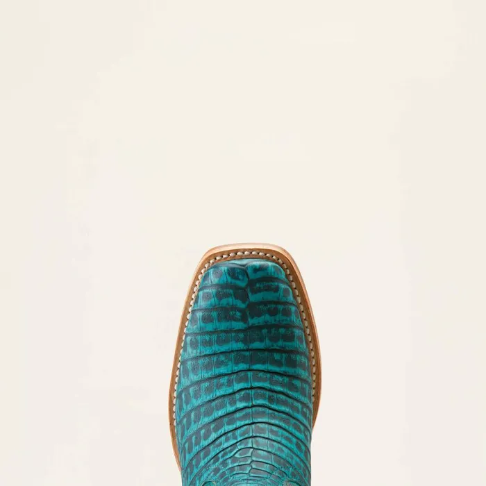 Futurity Boon Western Boot Turquoise Sueded Caiman Bellyamazonite Women Ariat Western Boots Futurity Boon Western Boot Turquoise Sueded Caiman Bellyamazonite Women Ariat Western Boots