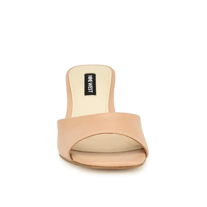 Gagen Slide Sandals Light Pink Women Nine West Dress Gagen Slide Sandals Light Pink Women Nine West Dress