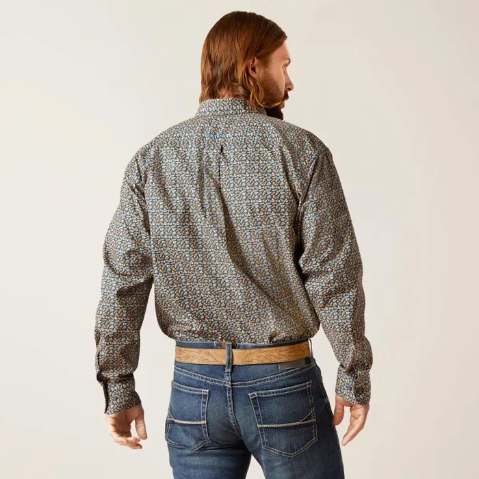 Garner Classic Fit Shirt Moonlit Ocean Men Ariat Button Down Shirts Garner Classic Fit Shirt Moonlit Ocean Men Ariat Button Down Shirts