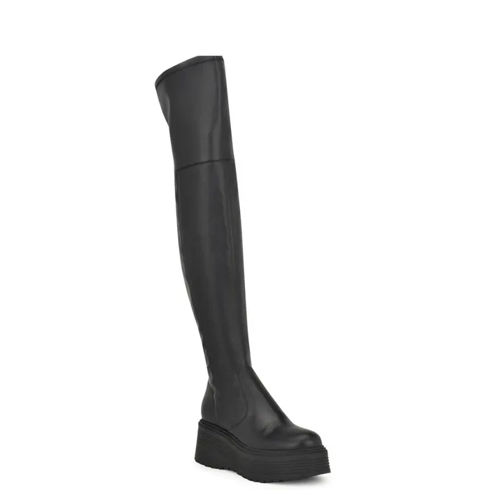 Geton Over The Knee Boots Blackblack Women Nine West Boots and Booties
