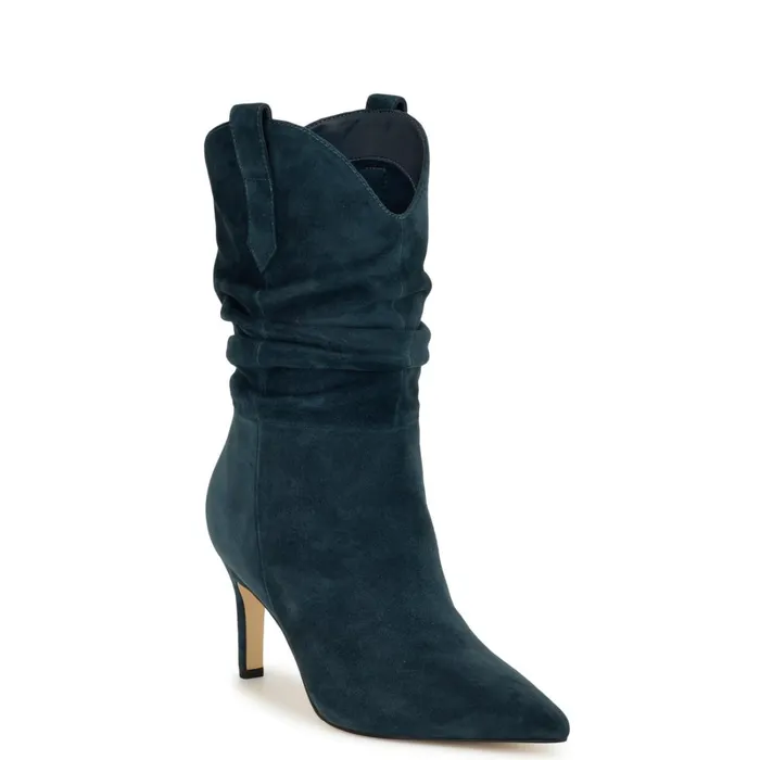 Gonda Dress Booties Dark Blue Women Nine West Boots and Booties Gonda Dress Booties Dark Blue Women Nine West Boots and Booties