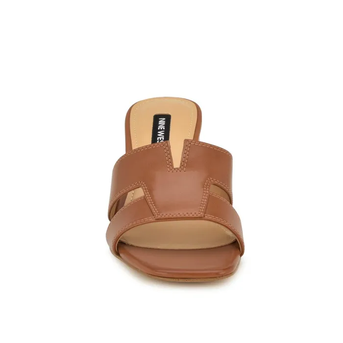 Griselda Block Heel Sandals Brown Women Nine West Heeled Griselda Block Heel Sandals Brown Women Nine West Heeled