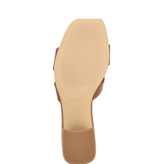 Griselda Block Heel Sandals Brown Women Nine West Heeled Griselda Block Heel Sandals Brown Women Nine West Heeled