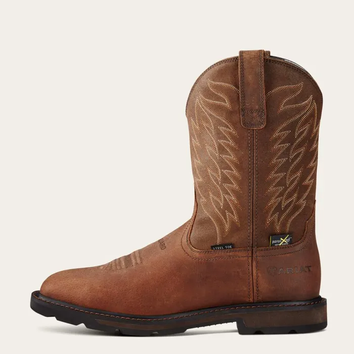 Groundbreaker Wide Square Toe MetGuard MetGuard Steel Toe Work Boot Brown Men Ariat Work Boots Groundbreaker Wide Square Toe MetGuard MetGuard Steel Toe Work Boot Brown Men Ariat Work Boots