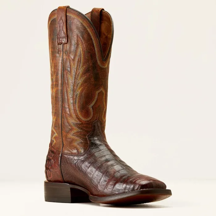Gunslinger Cowboy Boot Dark Amber Caiman Bellyhotfire Rust Men Ariat Western Boots Gunslinger Cowboy Boot Dark Amber Caiman Bellyhotfire Rust Men Ariat Western Boots