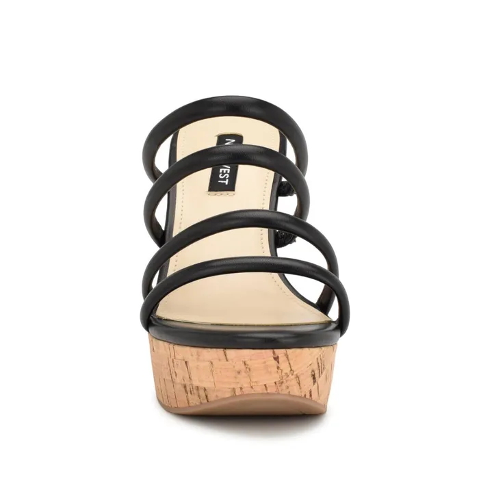 Haloway Espadrille Wedge Sandals Black Women Nine West Wedges Haloway Espadrille Wedge Sandals Black Women Nine West Wedges