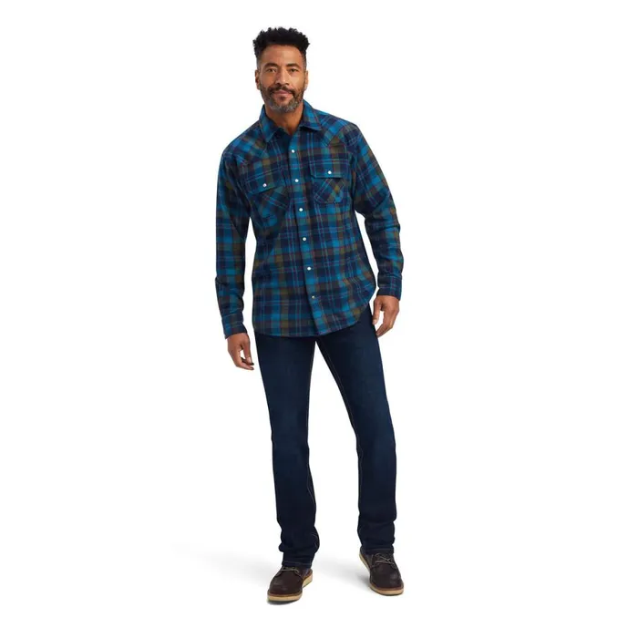 Halstead Retro Fit Shirt Sylvan Teal Men Ariat Button Down Shirts Halstead Retro Fit Shirt Sylvan Teal Men Ariat Button Down Shirts