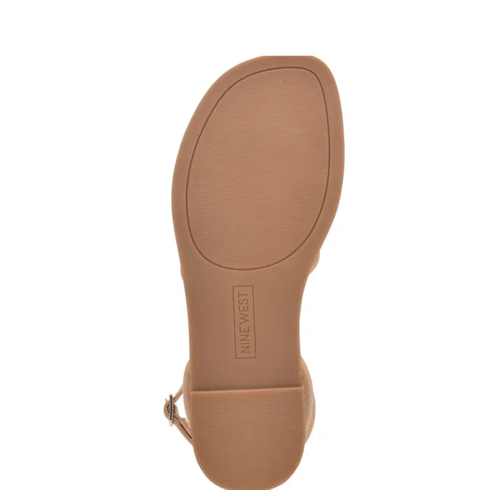 Hanklee Ankle Strap Flat Sandals Warm Blush Women Nine West Flats Hanklee Ankle Strap Flat Sandals Warm Blush Women Nine West Flats