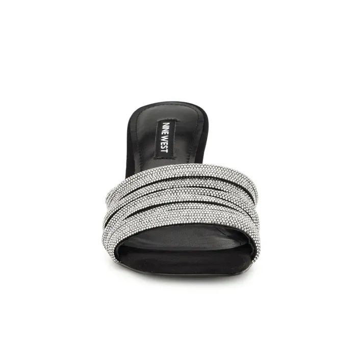 Harbor Heeled Slide Sandals Blackblack Women Nine West Dress Harbor Heeled Slide Sandals Blackblack Women Nine West Dress